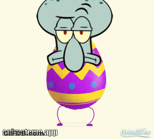Squidward From The Spongebob Squarepants Animated By Animate Me GIF