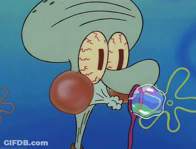 Squidward Future Bikini Bottom Bubbles GIF