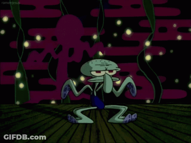 Squidward Future Boogie Dance SpongeBob GIF