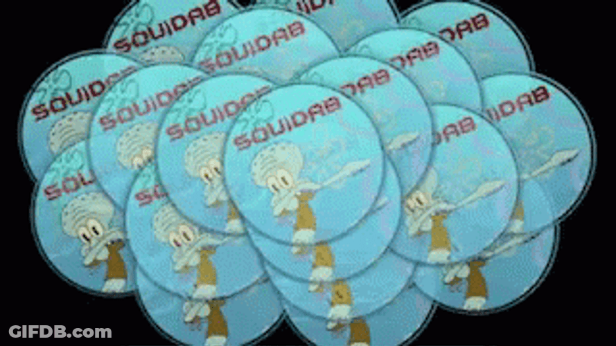 Squidward Future Dabbing Pose Dance GIF