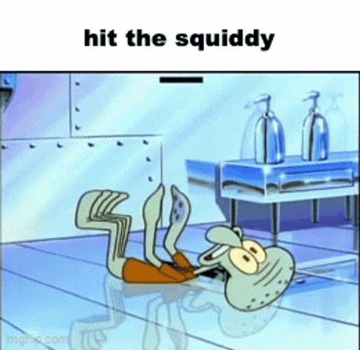 Squidward Future Hit The Squiddy Meme GIF