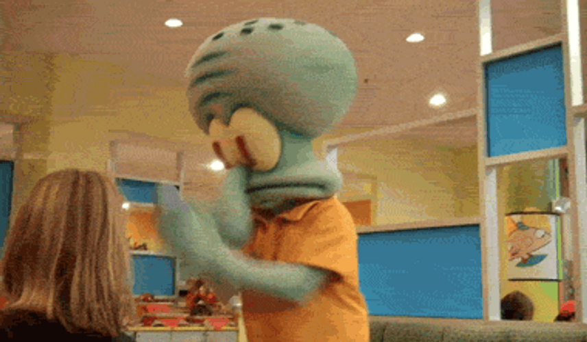 Squidward Future Mascot Dance GIF