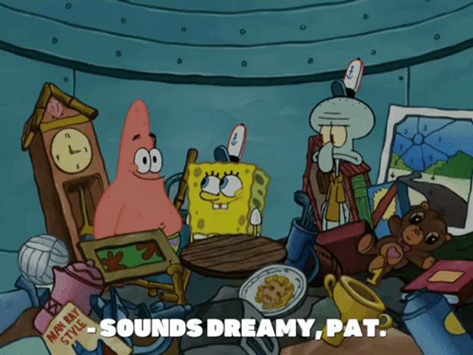 Squidward Future Talk SpongeBob And Patrick GIF