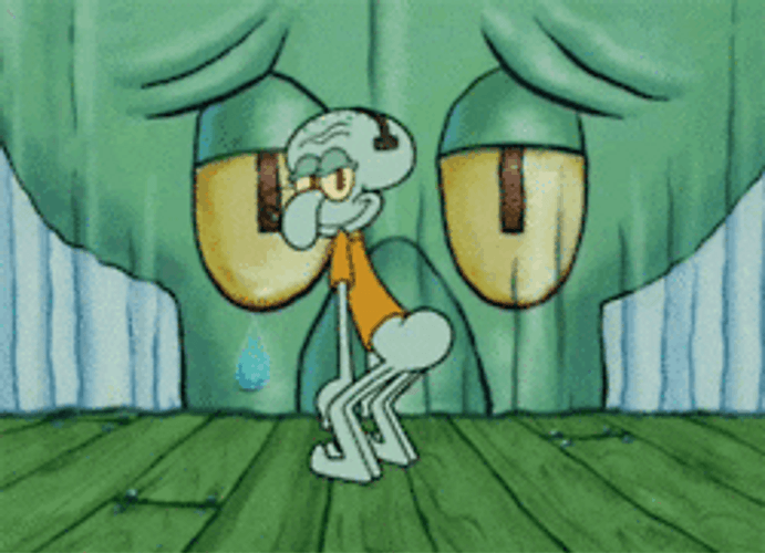 Squidward Future Twerking SpongeBob GIF
