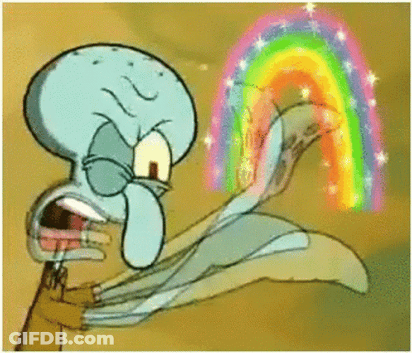 Squidward Hand Dancing GIF