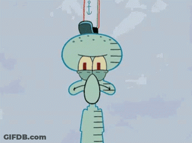 Squidward High Blood Pressure Burst GIF