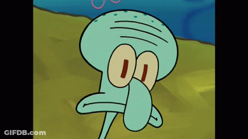 Squidward Looking At Camera GIF
