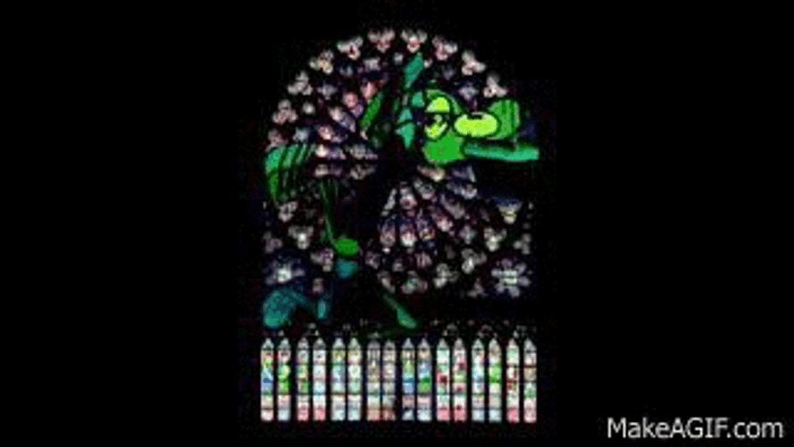 Squidward Mandala Effect GIF