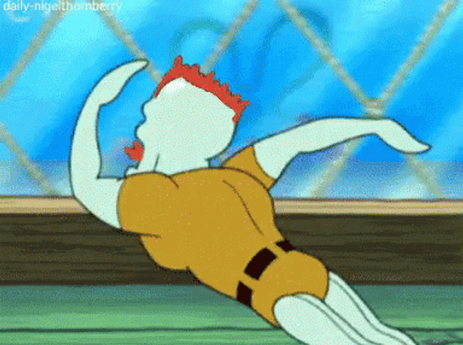 Squidward Nigel Thornberry Face Swap Dancing GIF