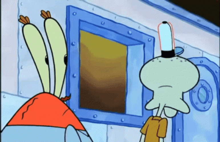 Squidward No Money GIF