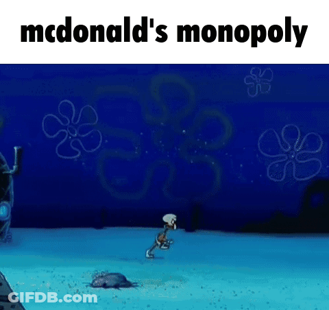 Squidward Playing Monopoly In Ocean With Turtle GIF