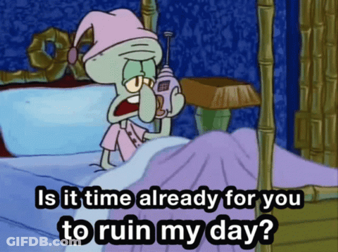 Squidward's Day Ruined You Soiled It GIF