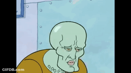 Squidward SpongeBob SquarePants GIF