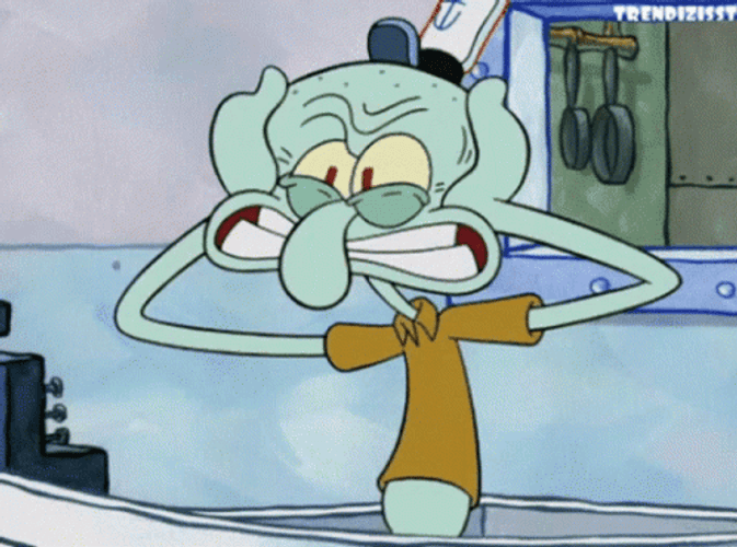 Squidward Tentacles Irritated GIF