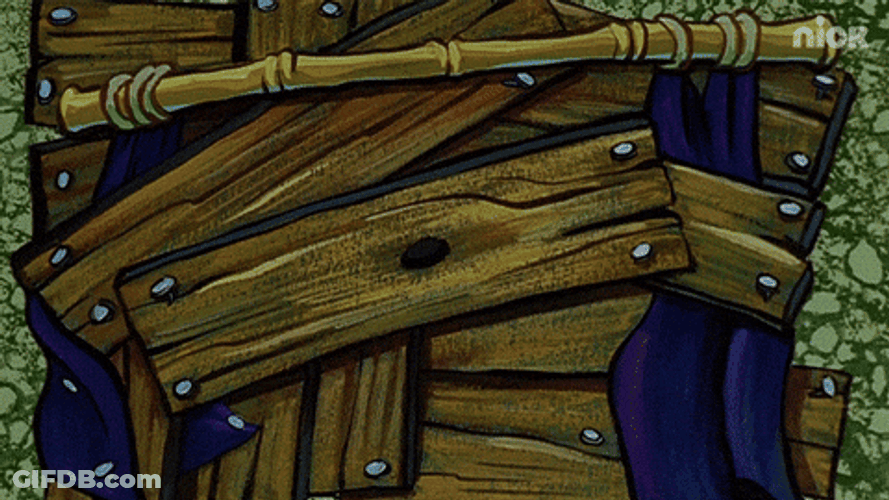 Squidward Tentacles Running Away From SpongeBob GIF