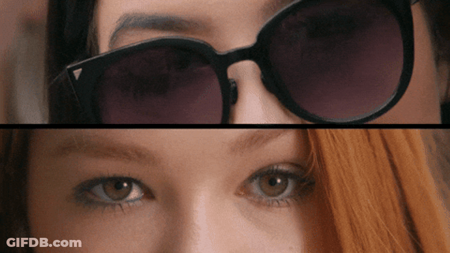 Squinting Eyes Kim Possible Movie GIF