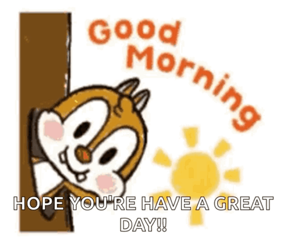 Squirrel Hope You're Have A Great Day GIF