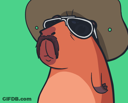 Squirrel In Sunglasses And Hat With Mother Of God GIF