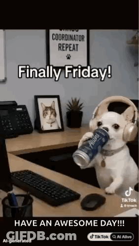 Squirrel In Tuxedo Saying Woo Hoo Its Friday GIF