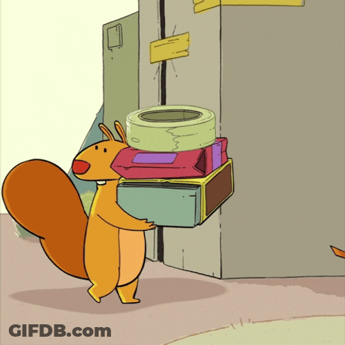 Squirrel Kicked Out By Green Goose GIF