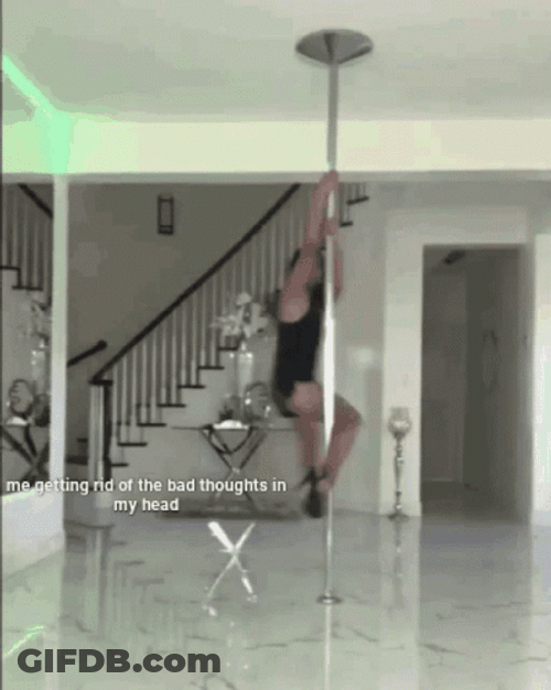 Squirrel Pole Dancing GIF