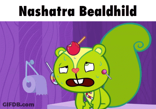 Squirrel With Cherry On Head Named Nashatra Bealdhild GIF