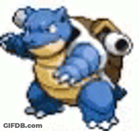 Squirtle Blastoise Pokemon Grooving GIF