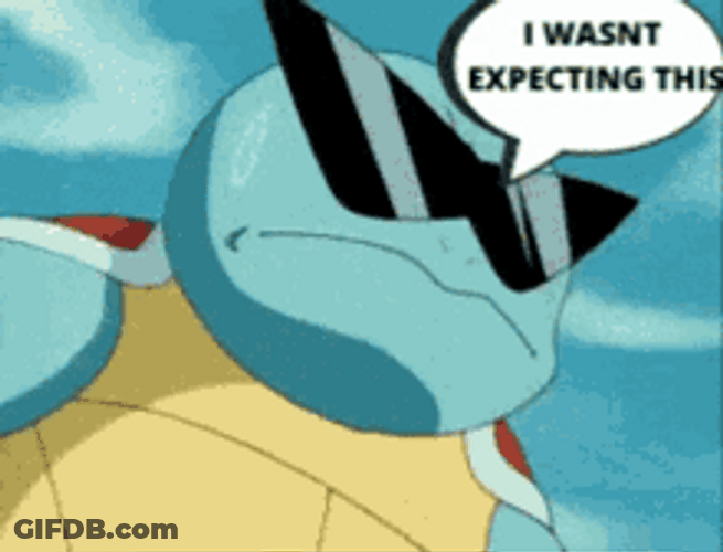 Squirtle Didn't Expect This GIF