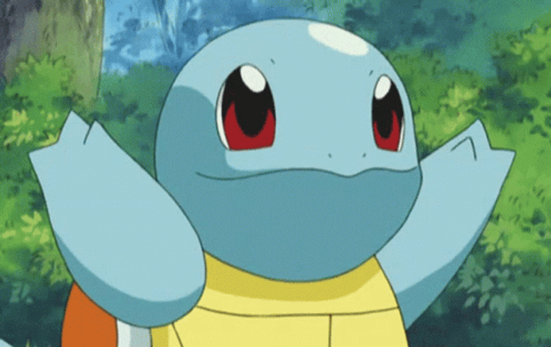 Squirtle Happily Smiling GIF