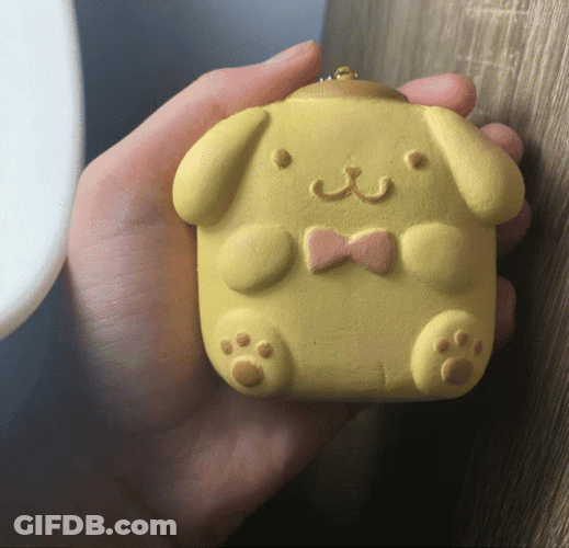Squish Cute Bear Toy GIF