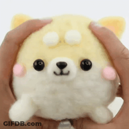 Squish Toy Dog GIF