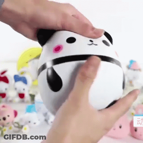 Squish Toy Panda GIF