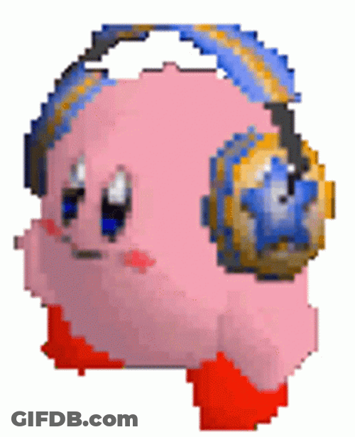 Squishmallow Kirby Music Dancing GIF