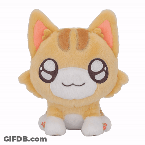 Squishmallow Neko Cat Spin GIF