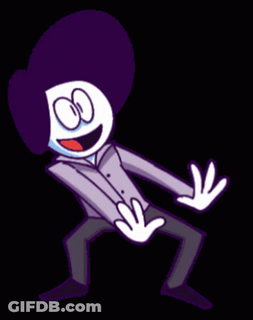 Sr. Pelo Spooky Month Dance GIF
