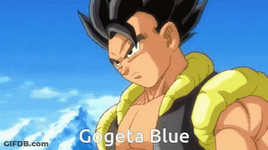 Ssb Gogeta Blue Transformation GIF
