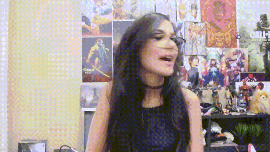 Sssniperwolf Awoo Howling GIF