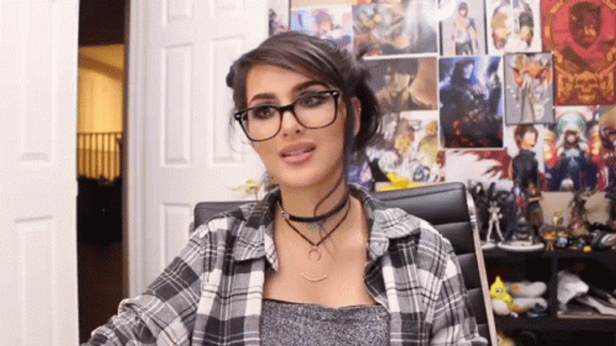 Sssniperwolf Disappointed Head Shake Reaction GIF