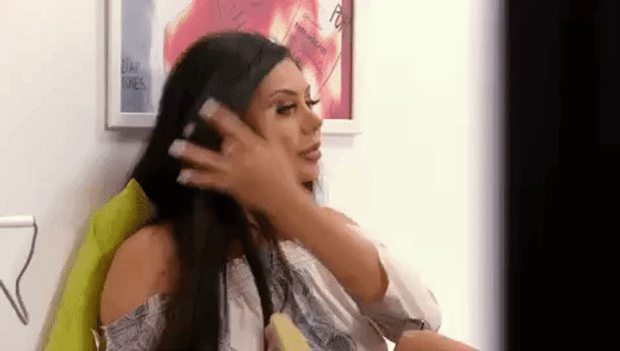Sssniperwolf Fixing Hair GIF