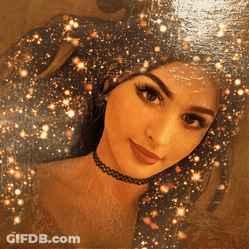 Sssniperwolf Glittering Hair GIF