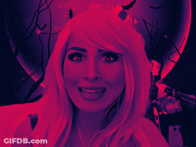 Sssniperwolf Halloween Creepy Animation GIF