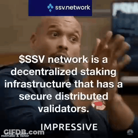 SSV Network Decentralized Staking Infrastructure GIF