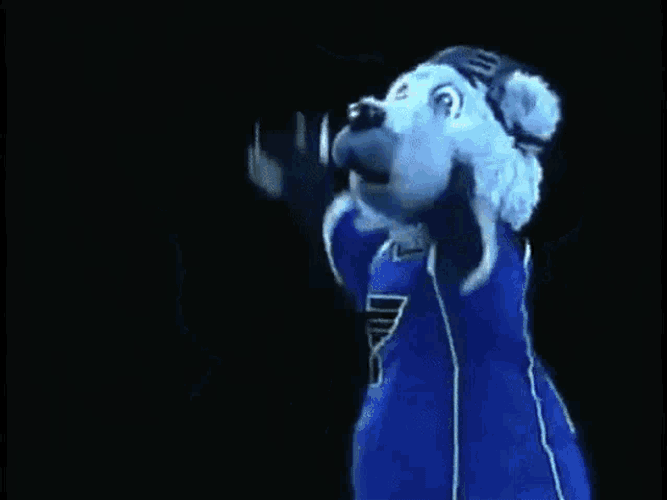 St Louis Blues Louie GIF