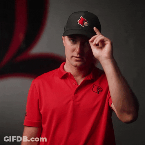 St Louis Cardinals Golf Tip Hat GIF
