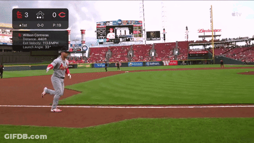 St Louis Cardinals Willson Contreras GIF