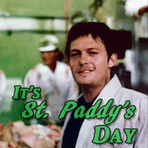 St. Patrick's Day Norman Reedus GIF