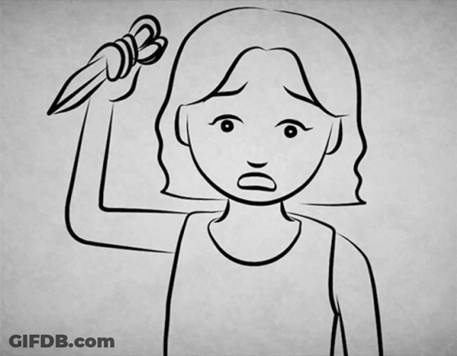 Stab That Kid GIF