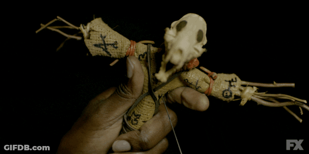 Stabbing A Doll With Needle GIF