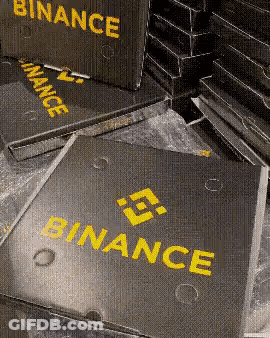 Stack Of Binance Boxes GIF
