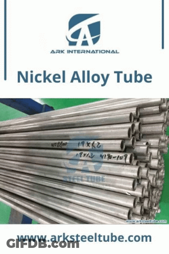 Stack Of Nickel Alloy Tubes Www.arksteeltube.com GIF